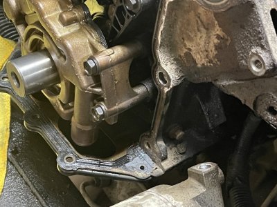 Hemi oil pump removal, without removing the oil pan
