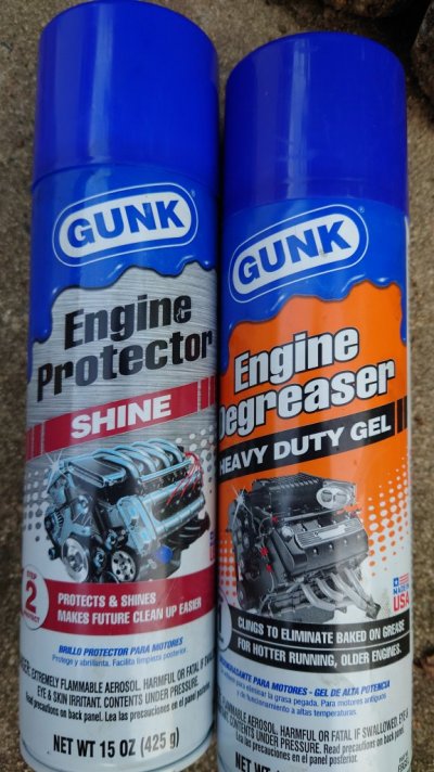 Gunk EBGEL Engine Brite Gel HD Engine Degreaser - 15 oz. : Automotive 
