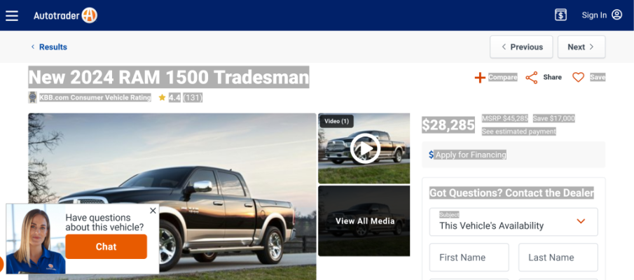 Screenshot 2024-08-08 at 11-20-38 New 2024 RAM 1500 Tradesman for sale in Pryor OK 74361 Truck...png