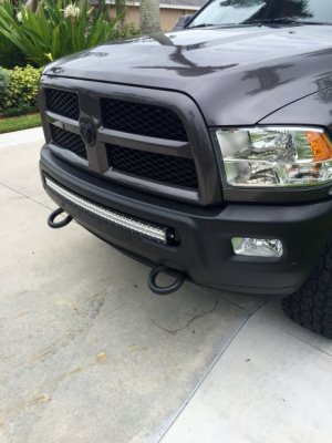 Installed 5500 tow hooks on my 2500!  DODGE RAM FORUM - Dodge Truck Forums